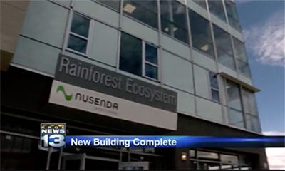 UNM Puts Finishing Touches on ‘Lobo Rainforest’ Building