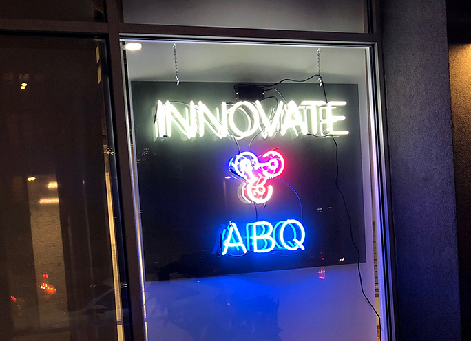 InnovateABQ’s New Neon Sign
